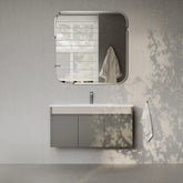 Darcy Matt Grey Vanity Unit with Ceramic Basin 1000mm