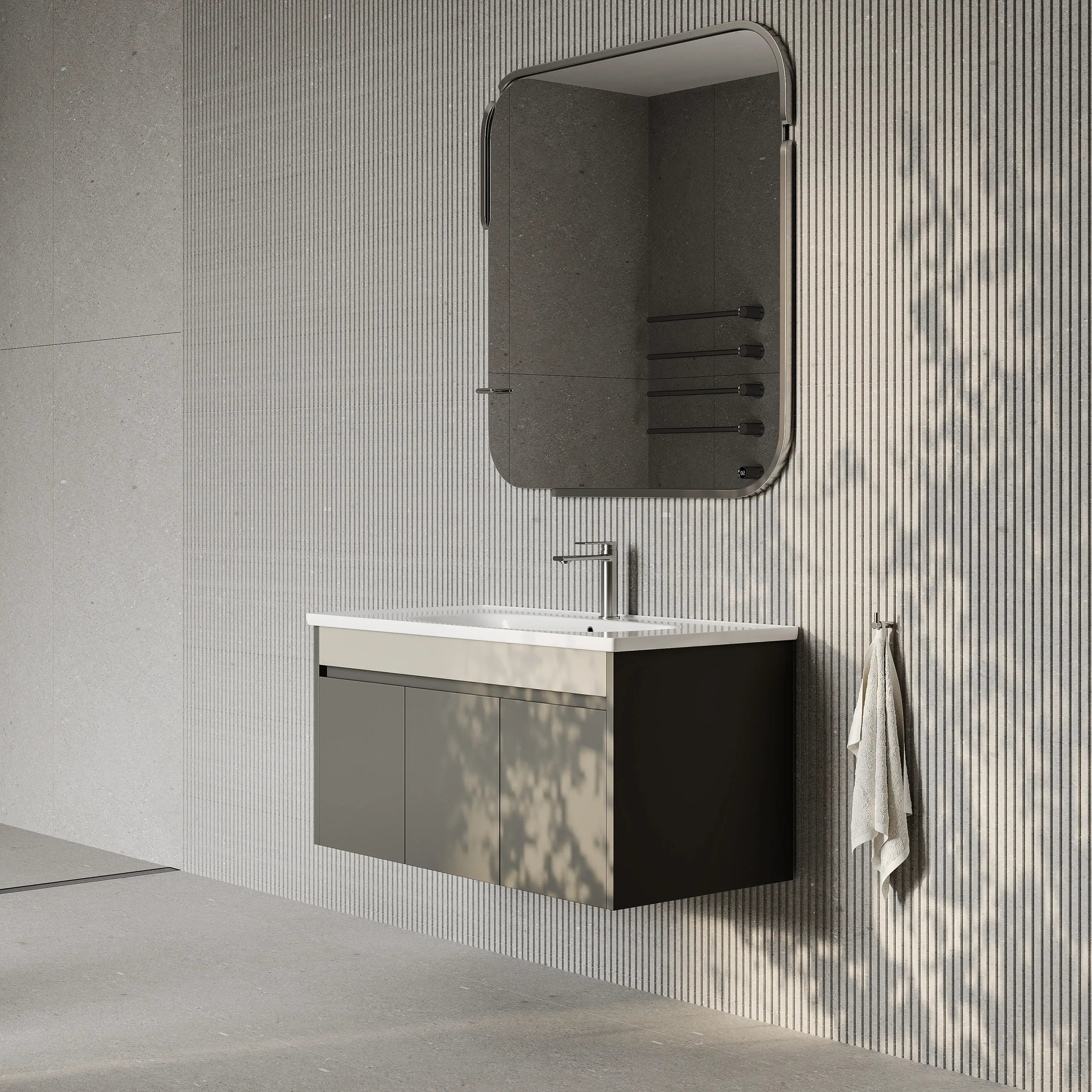 Darcy Matt Grey Vanity Unit with Ceramic Basin 1000mm