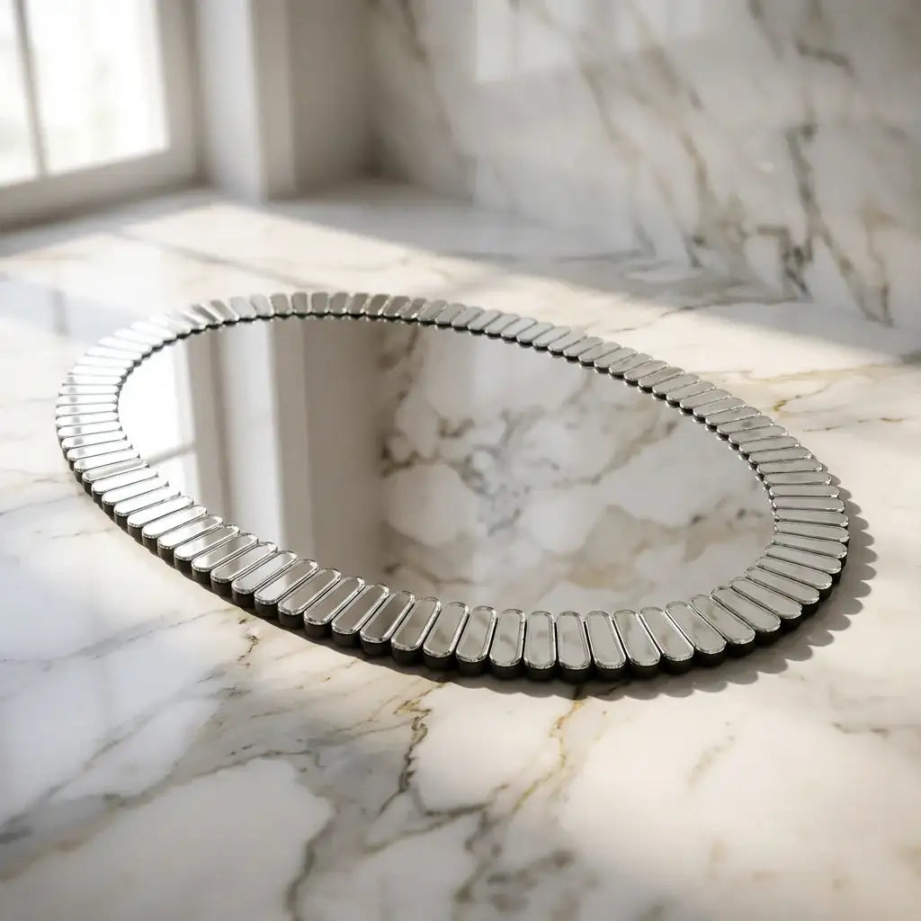 Celeste Oval Mirror 600X900mm